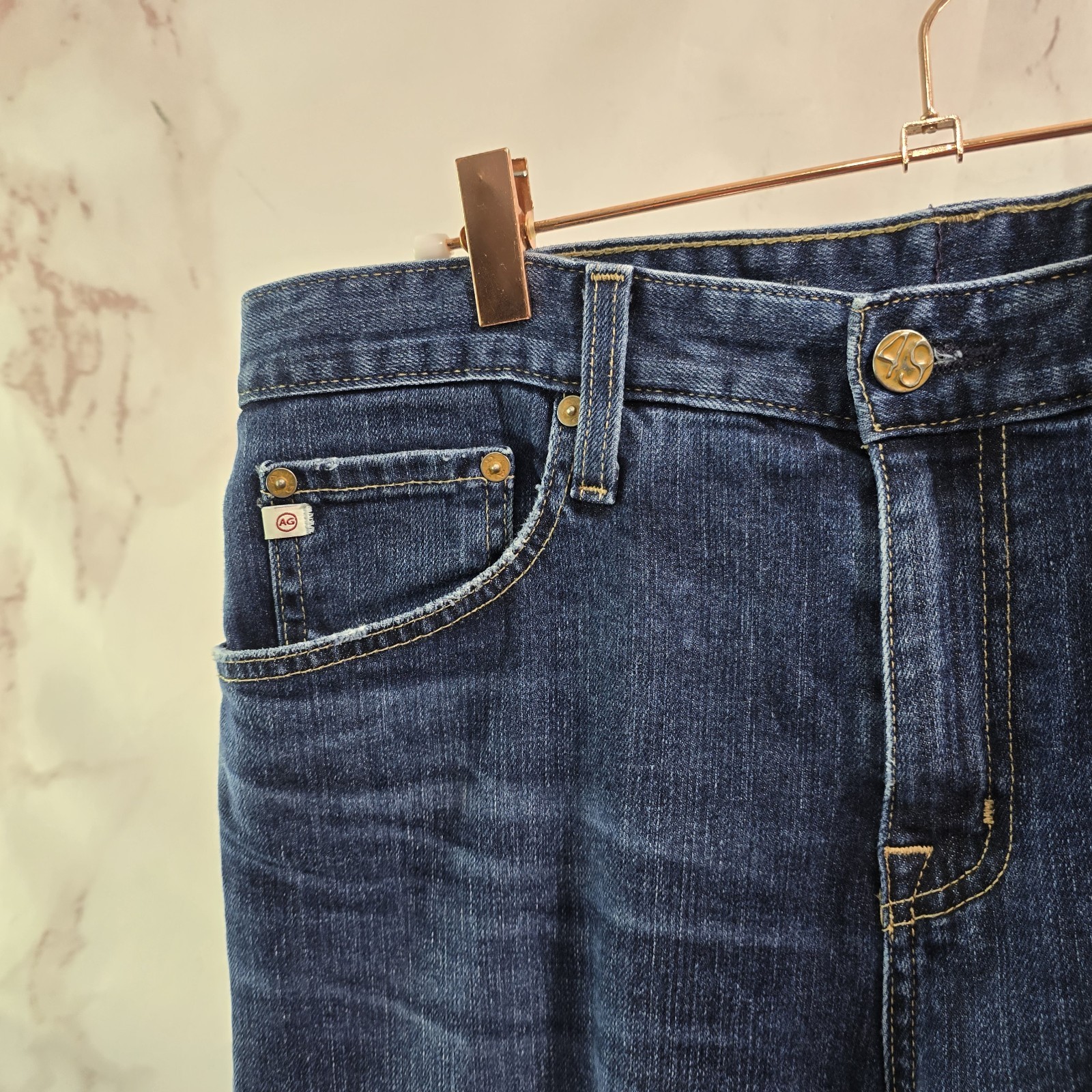 AG Adriano Goldschmied Jeans Womens 29 X 29 Ex Boyfriend Slouchy Slim Denim thumbnail 2