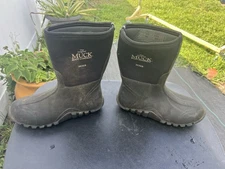 Muck Boot Company Hoser Rubber Work Rain  Boots Black Men 9-9.5 / Women 10-10.5