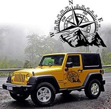 21''x17.3'' Stickers Decal for Car Hood Auto Body Side Door Graphics Car Black