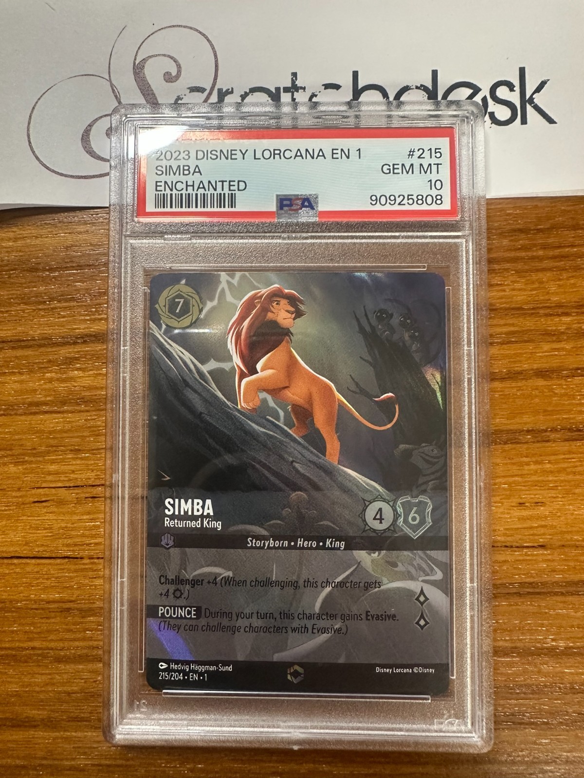 Simba - Returned King 2023 The First Chapter #215/204 Enchanted