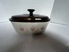 Vintage Corning Ware Forever Yours 2 QT Casserole Dish A-2-B With Pyrex Lid