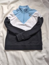 Fila Retro Quarter Zip Pullover Sweatshirt Size Large Great Condition