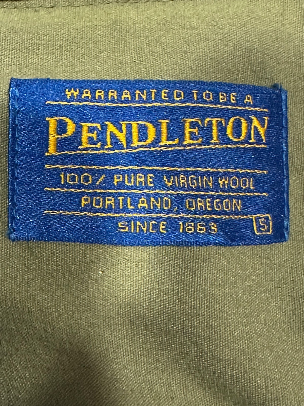 Pendleton 100% Wool Plaid Elbow Patch Flannel Shi… - image 7