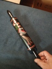 Vintage Handpainted Rolling Pin  18"