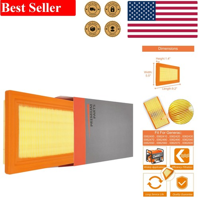 #ad #ad Generac Replacement Air Filter 0J8478S – Fits 14 20 kW Air Cooled Generators $20.39