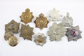 Insignia de tapa grande Collection Inc canadiense Gibraltar Royal Scots etc.