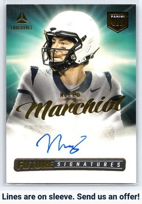 2025 Panini Luminance #NIL-NML Nicco Marchiol Future Signatures NIL