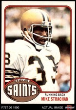 1976 Topps #353 Mike Strachan Saints RC Iowa St 7 - NM
