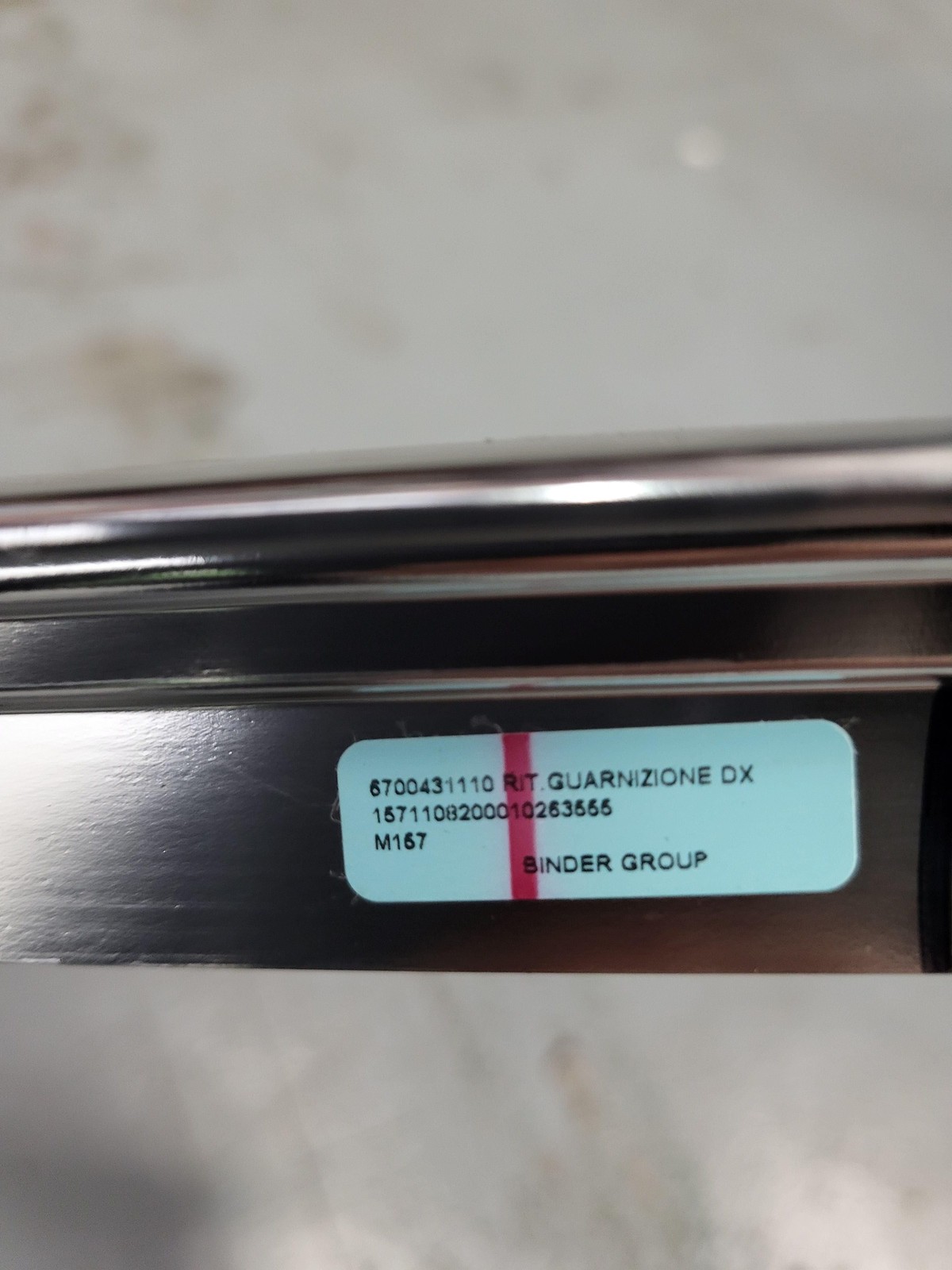 2014-2019 Maserati Ghibli Right Passenger Roof Luggage Rail OEM 670025616