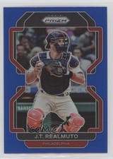 2022 Panini Prizm Tier III Blue Prizm JT Realmuto #255 0g03