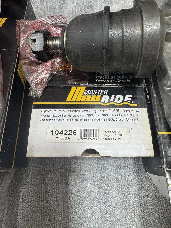 Junta de rótula de suspensión superior NAPA 104225 X2 104226 X1 inferior 95-02 Crown Grand TC Foto 3 de 4