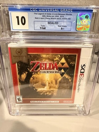 The Legend of Zelda: A Link Between Worlds CGC 10 A++ Nintendo Selects