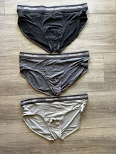 Tommy John Second Skin Essentials Briefs Mens L Multi Underwear Pack of 3