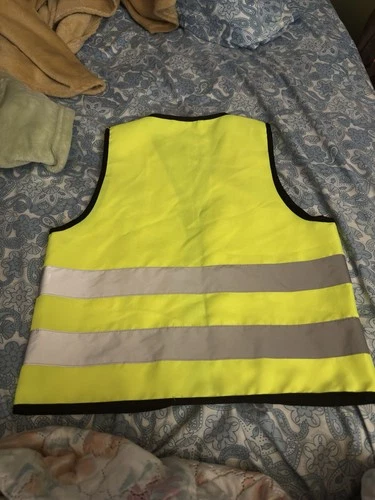 Salzmann Kids High Visibility Safety Vest Neon Yellow Reflective Youth S 10/12 image 3