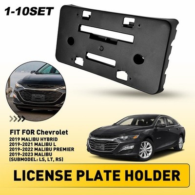 For 2019-22 Malibu Chevrolet Front Bumper License Plate Mounting Holder Bracket