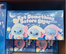 Authentic Miniso Stitch Eat Something Before Sleep Series Vinyl Figure Blind Box
