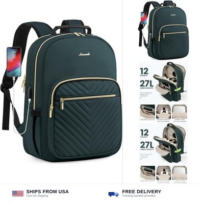 LOVEVOOK Laptop Backpack Purse for Women, Work Business Travel Computer Bags,...