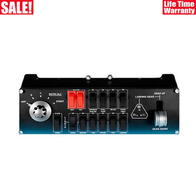 Flight Switch Panel 5-Position Magnetic Motor Dial Flight Game Simulator Panel