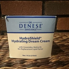 Dr Denese Hydroshield Hydrating Dream Cream Ceramides+Retinol 7oz - BRAND NEW