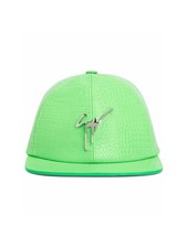 GIUSEPPE ZANOTTI Signature Logo Leather Baseball Cap for Men