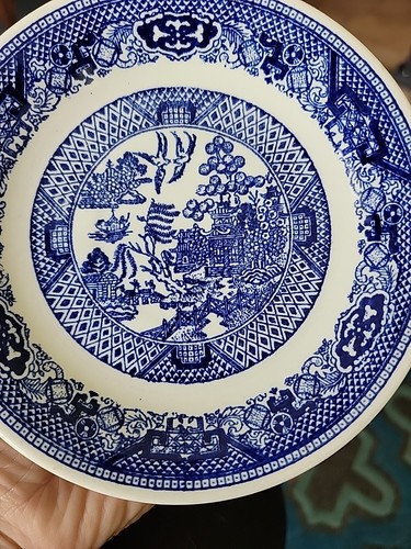 Vintage Blue Willow Made In Japan Bread Dessert Plate 5 7/8" (M) - Picture 5 of 6