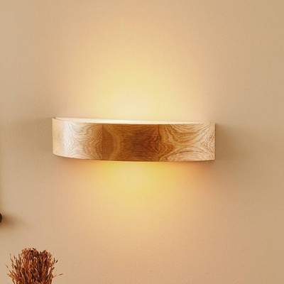 Envostar Wandleuchte, Wandlampe Innen 'Kerio' (Modern) aus Holz (1 flammig, E27)