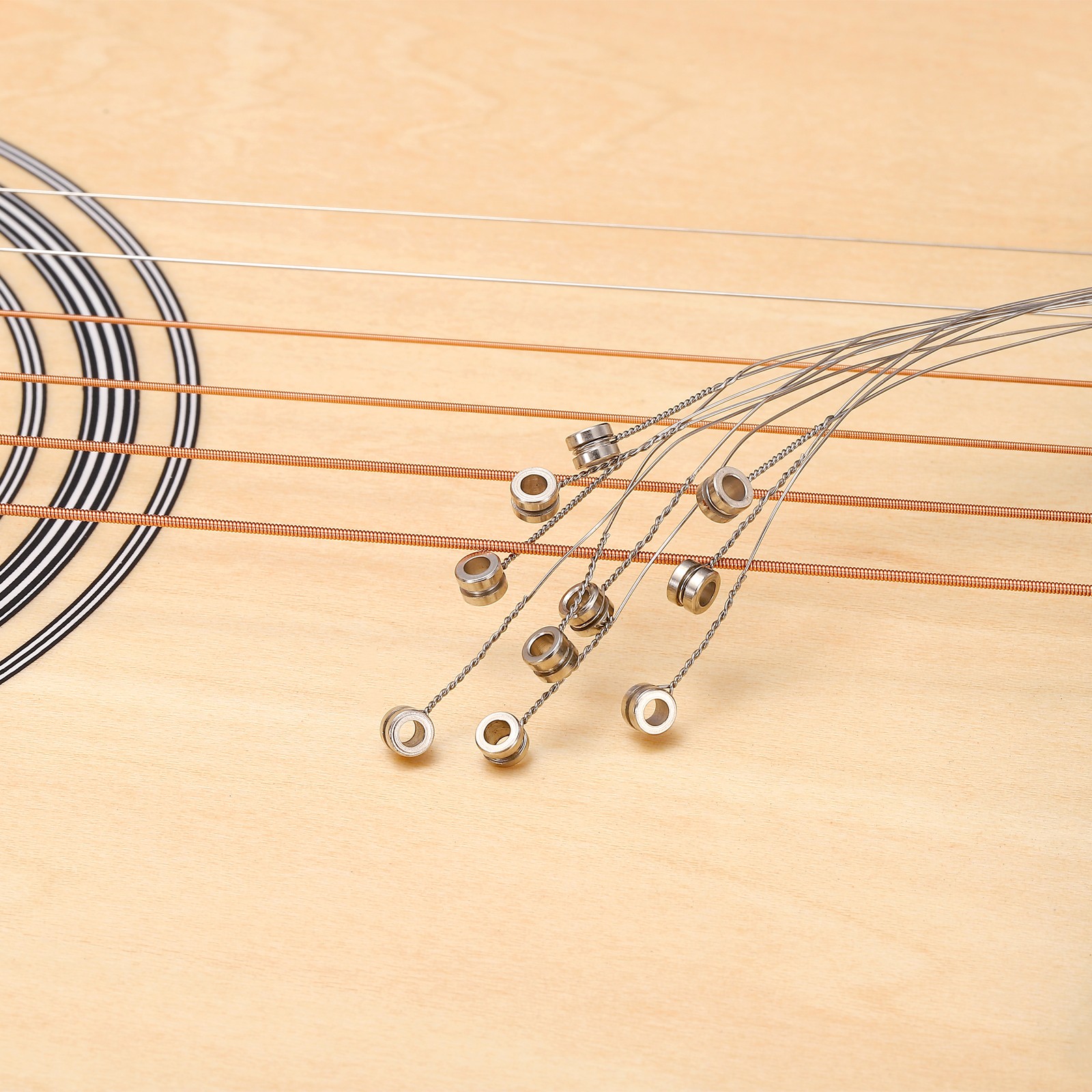 10PCS Acoustic Guitar String 85cm High E 1st Strings-Warm Bright, Balanced Tone