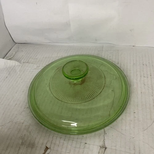 Vintage Pyrex Lime Green Glass Lid Only G-5-C 1.5 Qt