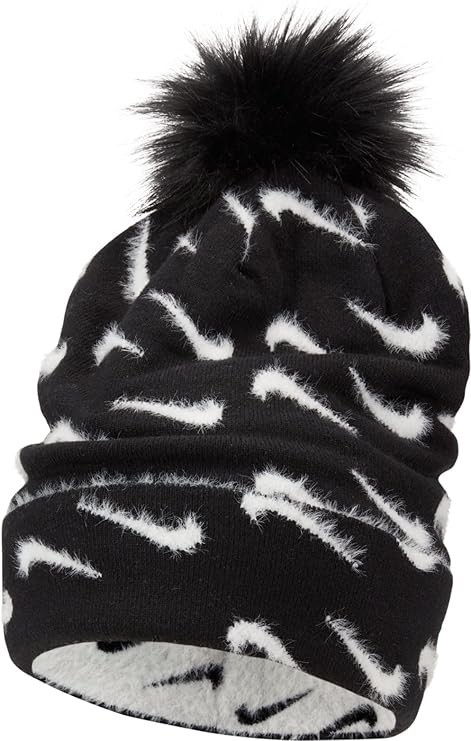 Nike Kids Pom Pom Beanie Hat FJ6306 010