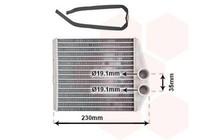 Van Wezel WäRmetauscher HeizungsküHler Innenraumheizung 37006355