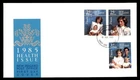Mayfairstamps New Zealand FDC 1985 Health Lady Diana and Family Combo First Day