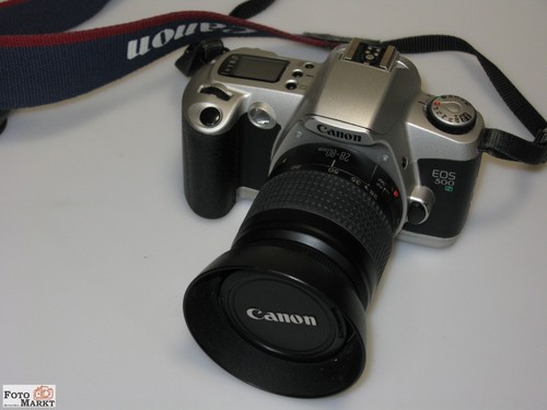 Set: Canon EOS 500n Autofocus SLR + Zoom Lens Ef 28-80 MM 1:3, 5-5, 6 - Picture 1 of 4