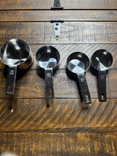 NEW- Williams Sonoma Stainless-Steel Ultimate Measuring Cups , Set of 4