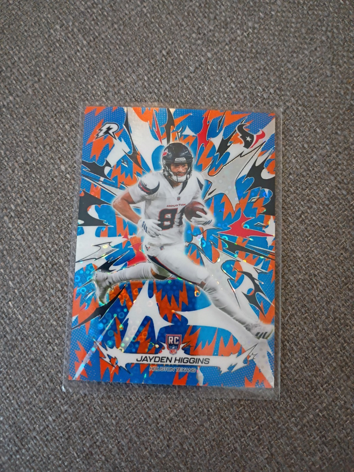 Jayden Higgins 2025 Topps Resurgence #136 Blue/Orange Spark