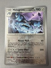 Pokemon TCG * SV Temporal Force * 115/162 Metagross REVERSE HOLO Uncommon