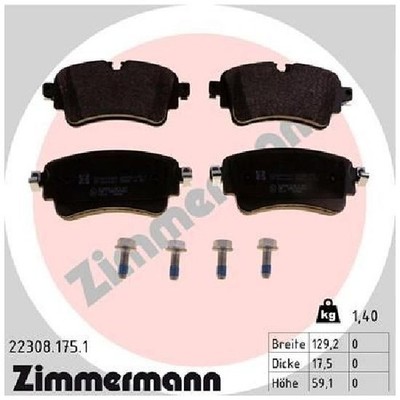 Satz Bremsbeläge Bremsklötze hinten für Audi A4 B9 8W2 8W5 A5 F53 F57 | 24505