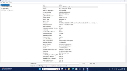 Dell Vostro 15 3515 Laptop: AMD Ryzen 5 3450U, 8GB RAM 256GB SSD, Cycle Count: 0 - Afbeelding 15 van 20