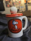 Avon Snoopy Peanuts Liquid Soap Jar 1969 Red Baron Vintage Full!  — photo 3