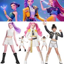 Kids Girls K-Pop Cartoon Costume Character Cosplay Fancy Dress Outfit Gift
