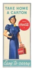 Coca Cola .25 cents vintage style wall banner Man Cave Garage art Classic Art