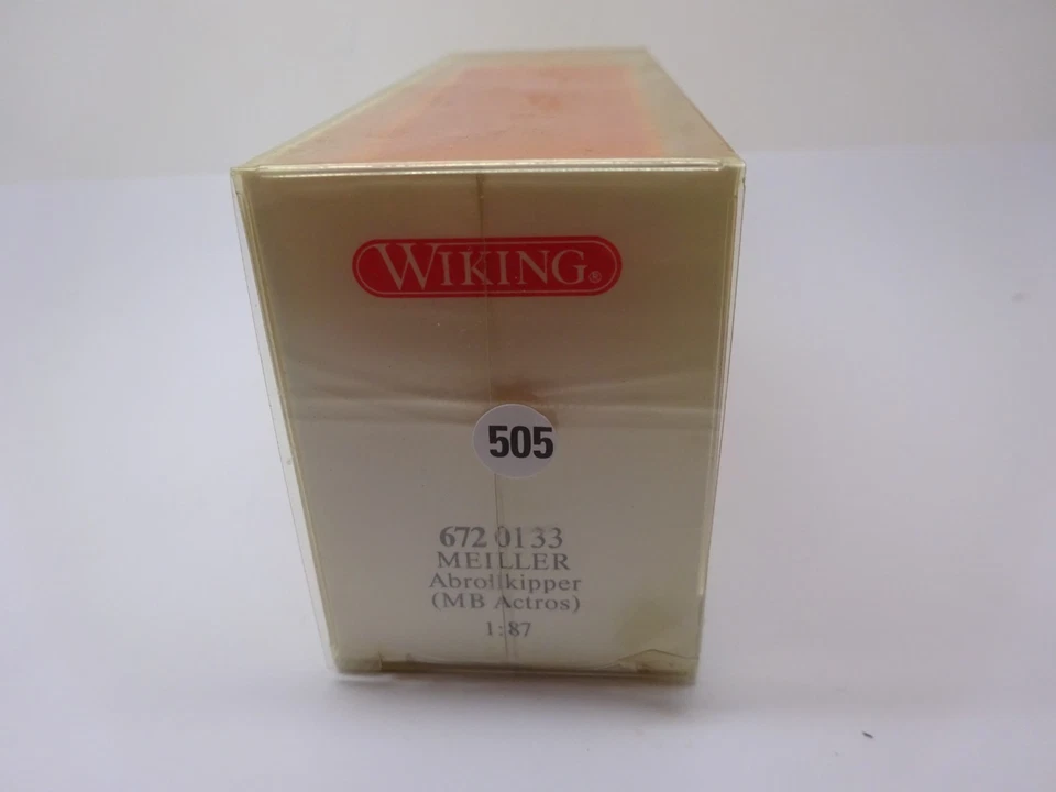 Wiking: MB Actros Autocarro Ribaltabile Meiller Nr. 672 01 33 /6270133 (SSK40) - Immagine 2 di 2