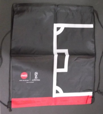 Coca Cola Kordelzug Tasche Rucksack Fifa World Cup Russia 2018 UNBENUTZT, FAR...