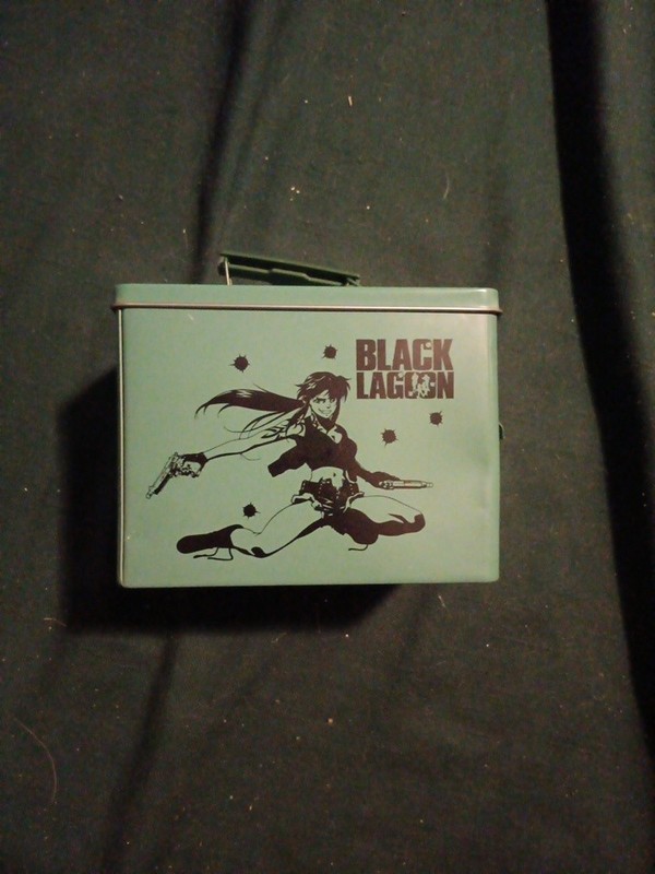 Black Lagoon Anime Lootcrate Exclusive Green Decorative Tin ONLY 2017