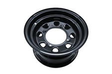 ITP 57-9227, 1225579014 Delta Black Steel Wheel 12x7 4+3 4/156 NOS