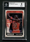 1988-99 Fleer #17 Michael Jordan BGS 8 NM-MT