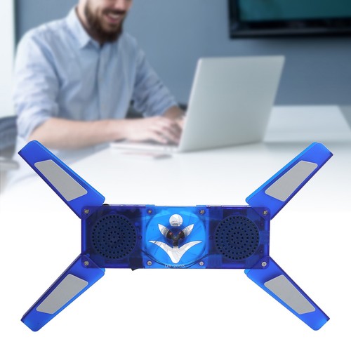 Computer Cooling Pad Foldable Usb Cooling Holder With Hub Led Low Noise He DE - Bild 11 von 23