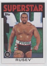 2016 Topps Heritage WWE Superstar Rusev #30 0ol8