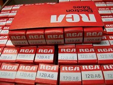 SLEEVE OF 5  RCA 12BA6 TUBES