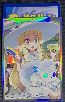 Lillie & Alolan Vulpix - Pokemon Sun & Moon Individual Card Sleeve Doujin  v1 | eBay