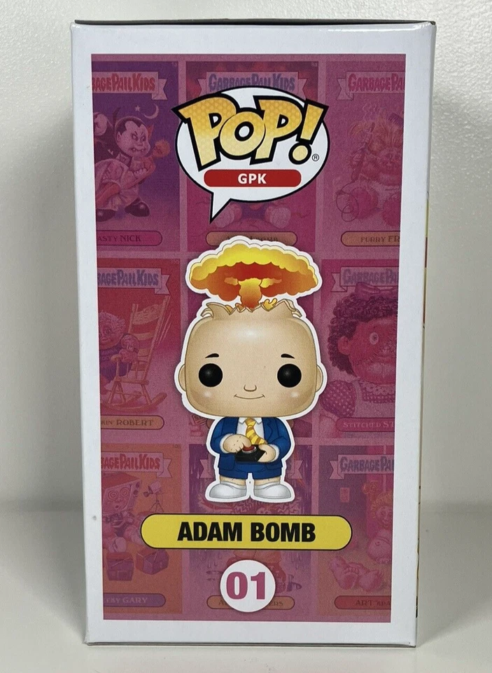 Garbage Pail Kids #01 Adam Bomb Pop! Vinilo Glow Chase en perfecto estado P/P Foto 4 de 4
